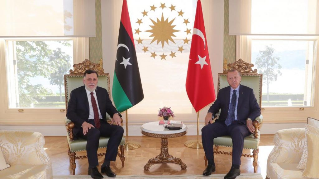 أردوغان يستقبل السراج في إسطنبول: التعاون الليبي التركي مستمر