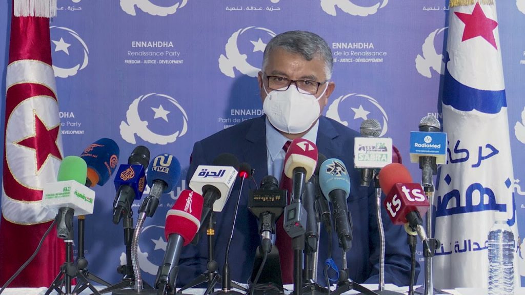 حركة النهضة: ما يقوم به قيس سعيد محاولة ناعمة للانقلاب على الدستور (فيديو)