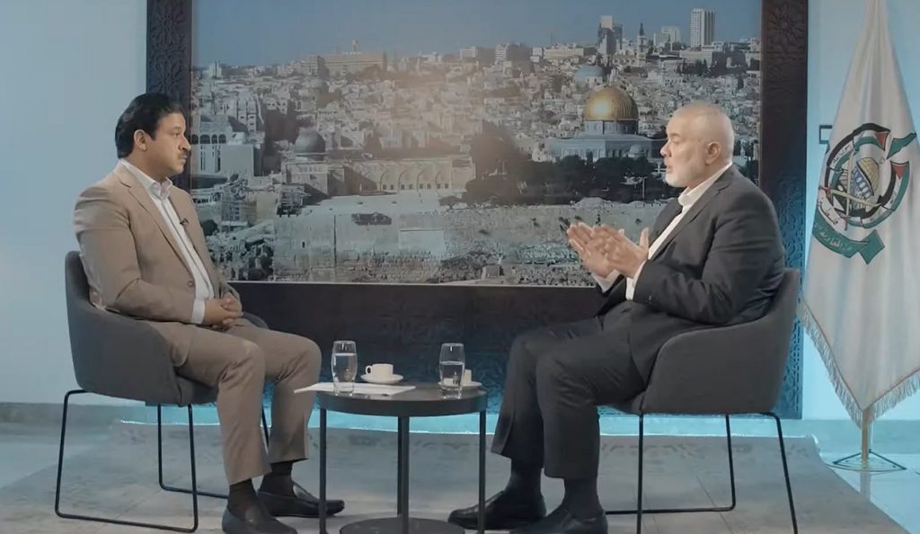 معركة “سيف القدس” بروفة لتحرير فلسطين.. هنية للجزيرة: لدينا 4 أسرى وسنجبر إسرائيل على صفقة تبادل