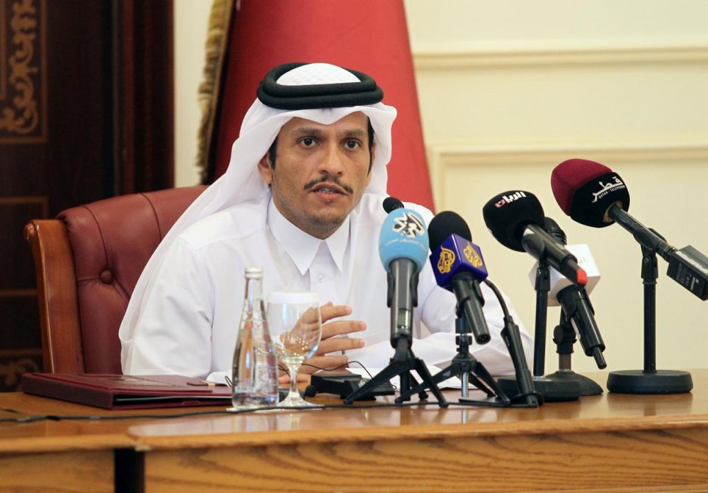 وزير الخارجية القطري: نعمل جاهدين لتقريب وجهات النظر في المحادثات النووية غير المباشرة بين واشنطن وطهران