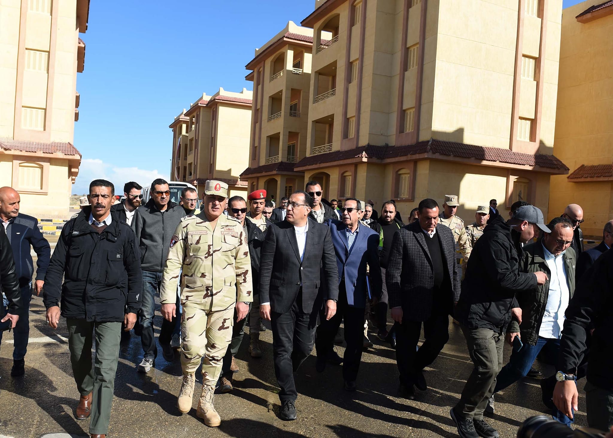 رئيس الوزراء المصري يزور سيناء