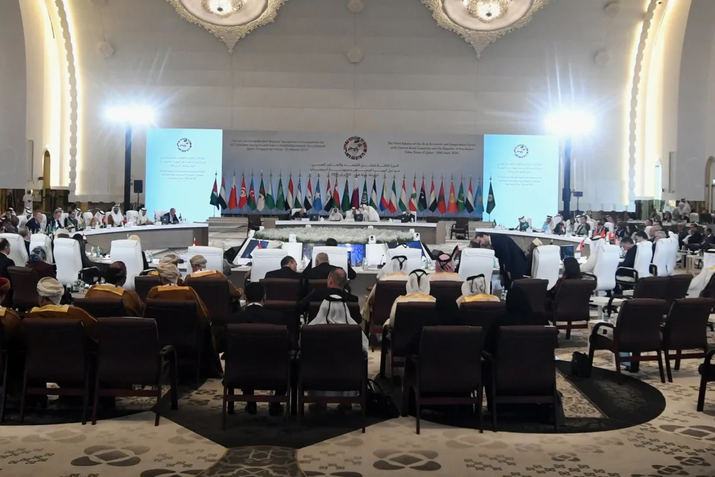 57 بندا بإعلان الدوحة لبناء تكتل اقتصادي وسياسي عربي آسيوي