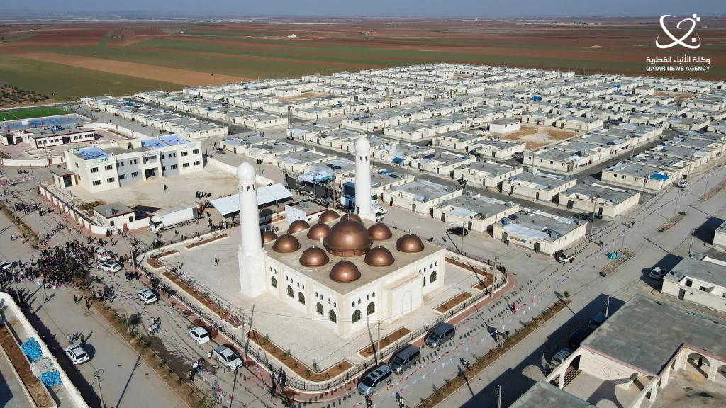بجهود قطرية.. افتتاح مدينة الأمل لإسكان 1400 عائلة في شمال سوريا